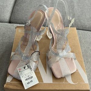 Zara glittery sandals